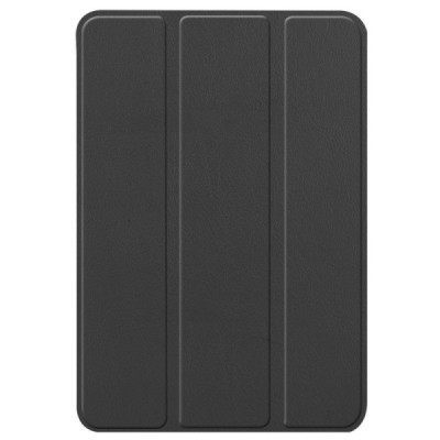 Apple iPad mini 6 2021 atverčiamas juodas odinis dėklas - stovas | Priedai.lt