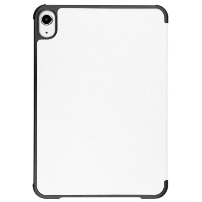 Apple iPad mini 6 2021 atverčiamas baltas odinis dėklas - stovas | Priedai.lt