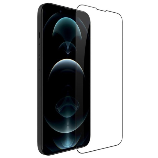 „Nillkin“ CP 9H Tempered Glass kaitsev ekraaniklaas 0.33 mm - must (iPhone 14 Plus / 13 Pro Max)