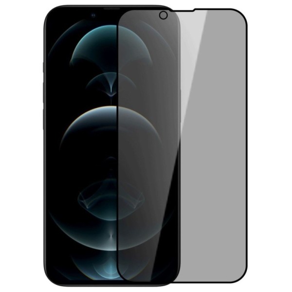 „Nillkin“ Tempered Glass must kaitsev ekraaniklaas 0.26 mm - privaatsus (iPhone 14 / 13 / 13 Pro)