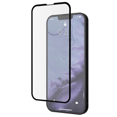 Apple iPhone 13 Mini „Mocolo“ 2.5D 9H Tempered Glass sustiprintos apsaugos juodas pilnai dengiantis apsauginis ekrano stiklas 0,