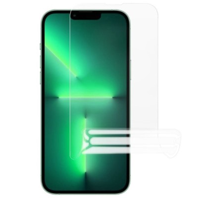 Apple iPhone 13 (13 Pro) JUNLI hidrogelio skaidri apsauginė pilnai dengianti ekrano plėvelė | Priedai.lt