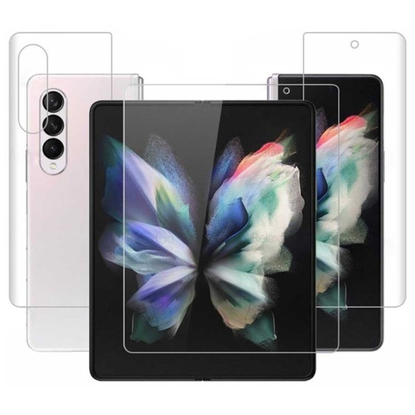 „Imak“ Hydrogel kaitsekiled ekraanile ja tagaküljele (täielik katvus) - läbipaistev (Galaxy Z Fold3)