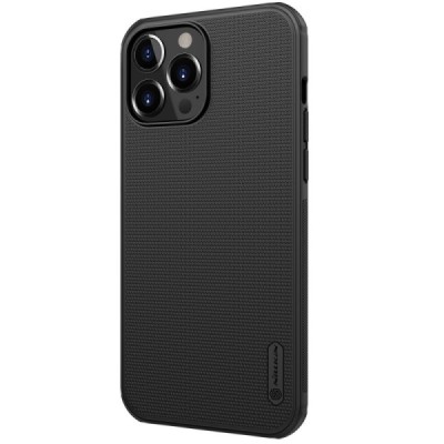 Apple iPhone 13 Pro Max „Nillkin“ Frosted Shield Pro juodas dėklas - nugarėlė | Priedai.lt