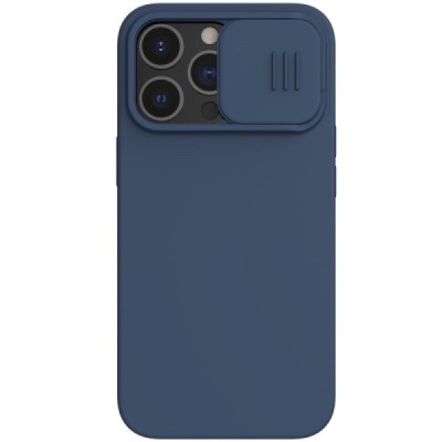 Apple iPhone 13 Pro Max „Nillkin“ CamShield MagSafe mėlynas dėklas, nugarėlė su kameros apsauga | Priedai.lt