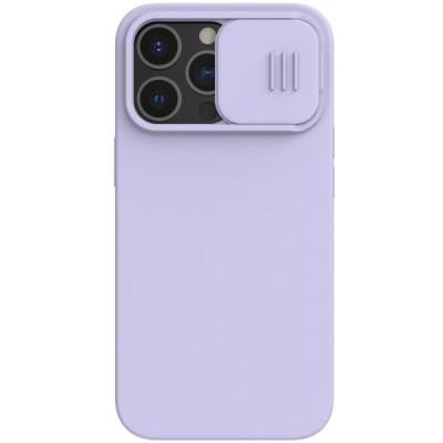 Apple iPhone 13 Pro Max „Nillkin“ CamShield MagSafe violetinis dėklas, nugarėlė su kameros apsauga | Priedai.lt