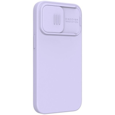 Apple iPhone 13 Pro Max „Nillkin“ CamShield MagSafe violetinis dėklas, nugarėlė su kameros apsauga | Priedai.lt