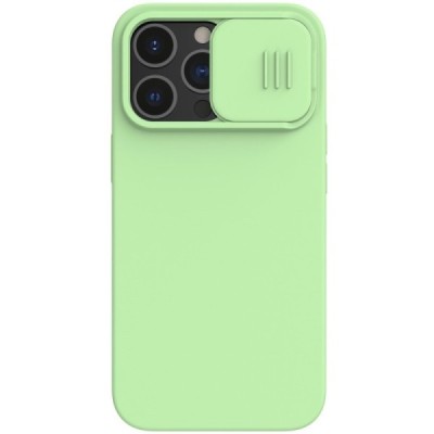 Apple iPhone 13 Pro „Nillkin“ CamShield MagSafe žalias dėklas, nugarėlė su kameros apsauga | Priedai.lt