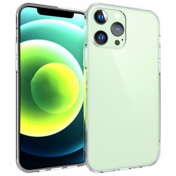 Kõva silikoon (TPU) kaaned - läbipaistev (iPhone 13 Pro)