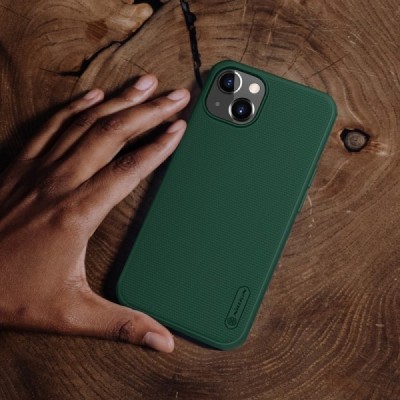 Apple iPhone 13 „Nillkin“ Frosted Shield Pro žalias dėklas - nugarėlė | Priedai.lt