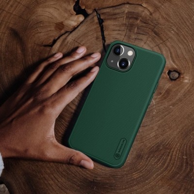 Apple iPhone 13 Mini „Nillkin“ Frosted Shield Pro žalias dėklas - nugarėlė | Priedai.lt