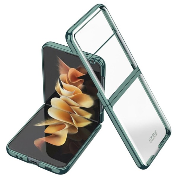 „GKK“ plastist läbipaistev kaaned - roheline (Galaxy Z Flip3)