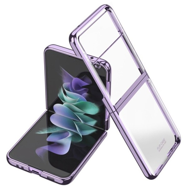„GKK“ plastist läbipaistev kaaned - lilla (Galaxy Z Flip3)