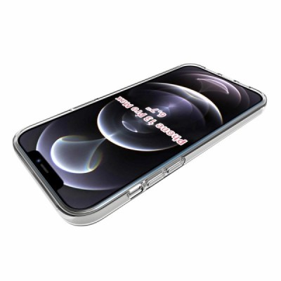 Apple iPhone 13 Pro Max kieto silikono TPU skaidrus dėklas - nugarėlė | Priedai.lt