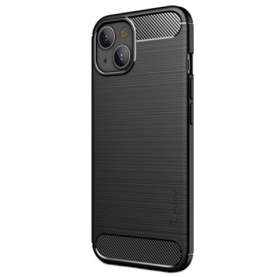 Apple iPhone 13 „IPAKY“ Carbon kieto silikono TPU juodas dėklas - nugarėlė | Priedai.lt