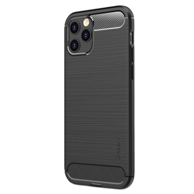 Apple iPhone 13 Pro Max „IPAKY“ Carbon kieto silikono TPU juodas dėklas - nugarėlė | Priedai.lt