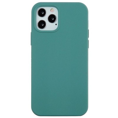 Apple iPhone 13 Pro Max Shell kieto silikono TPU tamsiai žalias dėklas - nugarėlė | Priedai.lt