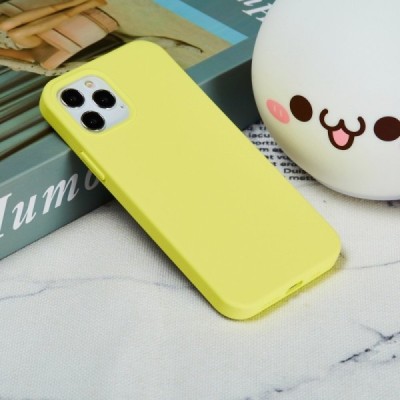 Apple iPhone 13 Pro Max Shell kieto silikono TPU geltonas dėklas - nugarėlė | Priedai.lt