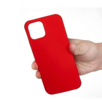 Apple iPhone 13 Mini Shell kieto silikono TPU raudonas dėklas - nugarėlė | Priedai.lt