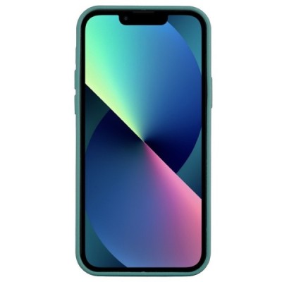 Apple iPhone 13 Mini Shell kieto silikono TPU tamsiai žalias dėklas - nugarėlė | Priedai.lt