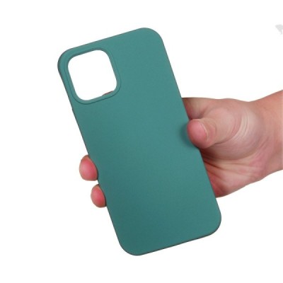Apple iPhone 13 Mini Shell kieto silikono TPU tamsiai žalias dėklas - nugarėlė | Priedai.lt