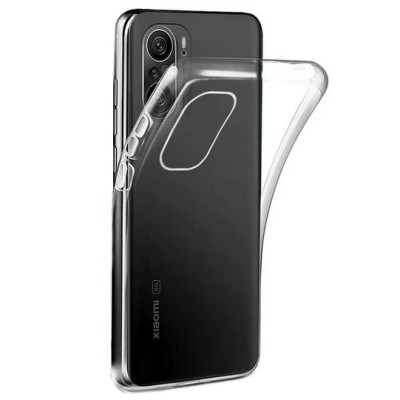 Xiaomi Poco F3 (Mi 11i) kieto silikono TPU skaidrus dėklas - nugarėlė | Priedai.lt