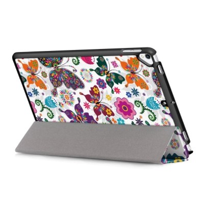 Apple iPad 10.2" (2019, 2020, 2021) atverčiamas spalvotas „Butterflies“ dėklas - knygutė | Priedai.lt