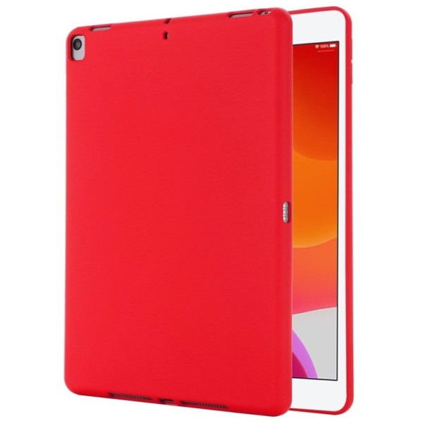 „Shell“ Kõva silikoon (TPU) kaaned - punane (iPad 10.2 2019 / 2020 / 2021)