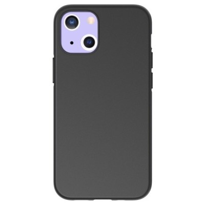 Apple iPhone 13 Mini kieto silikono TPU juodas dėklas - nugarėlė | Priedai.lt