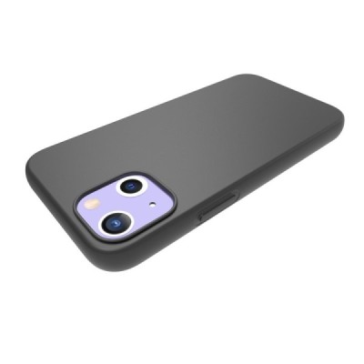 Apple iPhone 13 Mini kieto silikono TPU juodas dėklas - nugarėlė | Priedai.lt