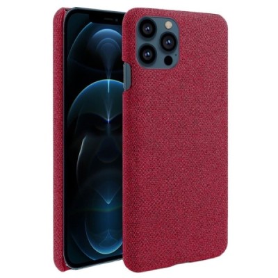 „Bi-Color“ Splicing Apple iPhone 13 Pro Max raudonas odinis dėklas | Priedai.lt