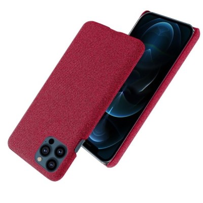„Bi-Color“ Splicing Apple iPhone 13 Pro raudonas odinis dėklas | Priedai.lt