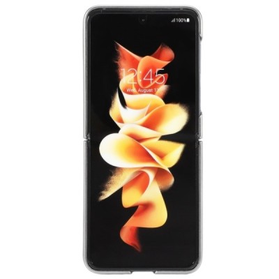 Samsung Galaxy Z Flip3 (F711) Shine Glittery plastikinis sidabrinis dėklas - nugarėlė | Priedai.lt