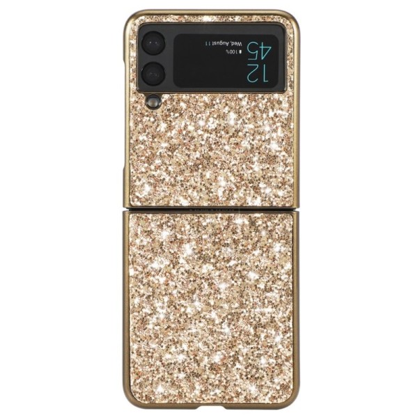 „Shine“ Glittery plastikust kaaned - kuldne (Galaxy Z Flip3)