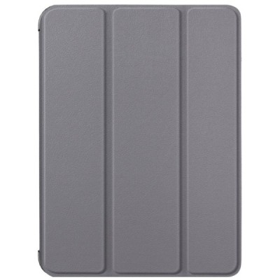 Apple iPad mini 6 2021 „Stylus“ atverčiamas pilkas odinis dėklas - stovas | Priedai.lt