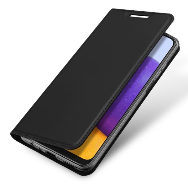 „Dux Ducis“ Skin tahke kaaned - must (Galaxy A22 4G)