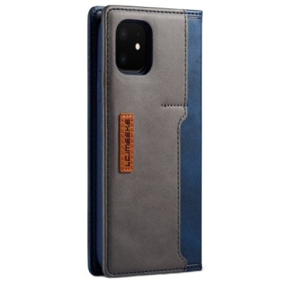 „Lc.Imeeke“ Apple iPhone 11 mėlynas odinis atverčiamas dėklas | Priedai.lt