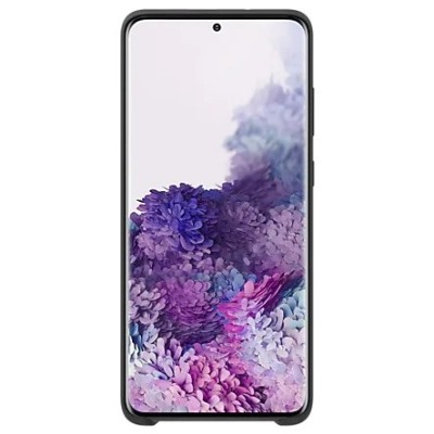 Samsung Galaxy S20+ (G985, G986) „Samsung“ Silicone Cover kieto silikono juodas dėklas | Priedai.lt