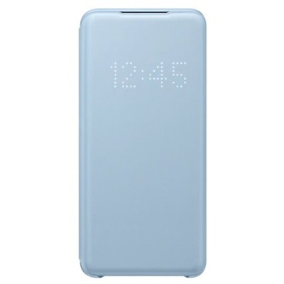 Samsung Galaxy S20 (G980) originalus Smart Led View Cover atverčiamas šviesiai mėlynas dėklas - knygutė | Priedai.lt
