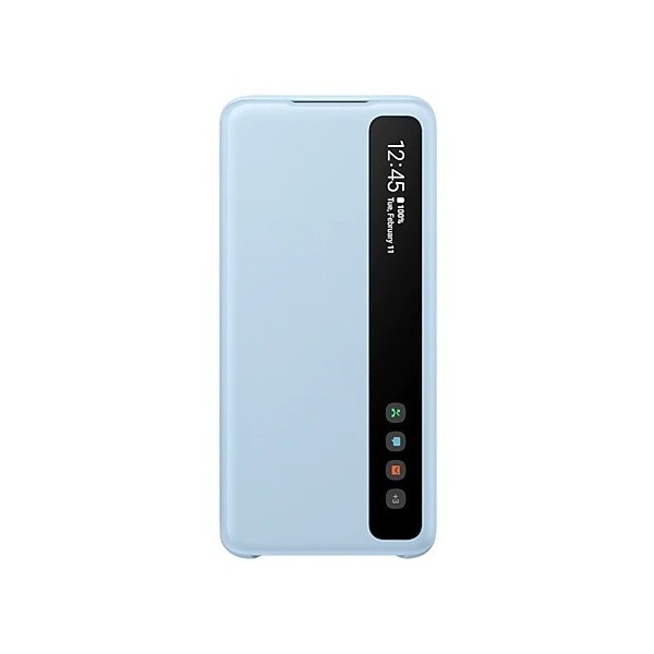 „Samsung“ Smart Clear View Cover tahke kaaned - helesinine (Galaxy S20)