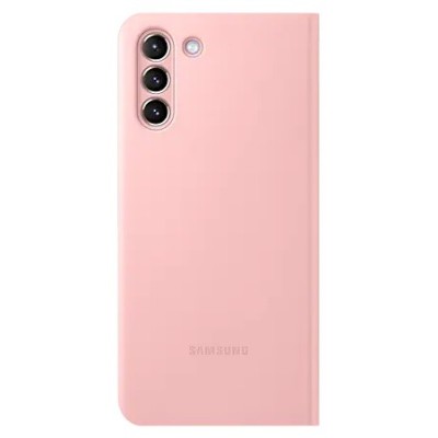 Samsung Galaxy S21+ (G996B) originalus Smart Led View Cover atverčiamas rožinis dėklas - knygutė | Priedai.lt