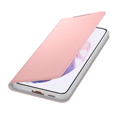 Samsung Galaxy S21+ (G996B) originalus Smart Led View Cover atverčiamas rožinis dėklas - knygutė | Priedai.lt