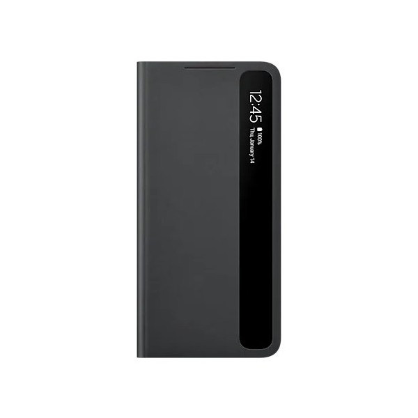 „Samsung“ Smart Clear View Cover tahke kaaned - must (Galaxy S21+)
