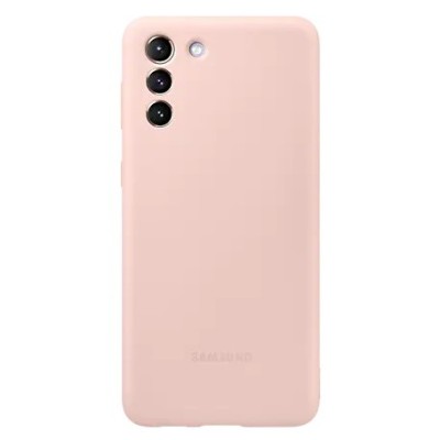 Samsung Galaxy S21+ (G996B) „Samsung“ Silicone Cover kieto silikono rožinis dėklas | Priedai.lt
