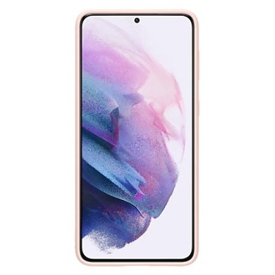 Samsung Galaxy S21+ (G996B) „Samsung“ Silicone Cover kieto silikono rožinis dėklas | Priedai.lt
