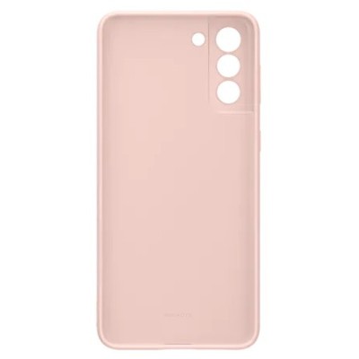 Samsung Galaxy S21+ (G996B) „Samsung“ Silicone Cover kieto silikono rožinis dėklas | Priedai.lt