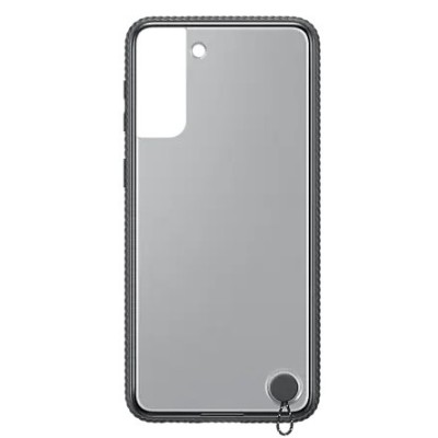Samsung Galaxy S21+ (G996B) „Samsung“ Clear Protective Cover kieto silikono pilkas dėklas | Priedai.lt
