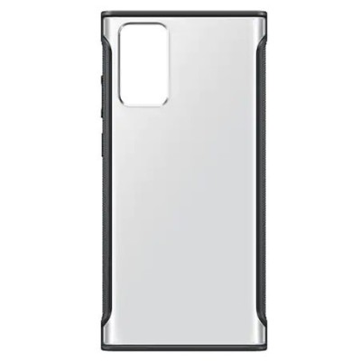 Samsung Galaxy Note 20 (N980F) „Samsung“ Clear Protective Cover kieto silikono juodas dėklas | Priedai.lt
