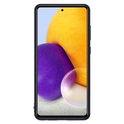 Samsung Galaxy A72 (A726B, A725F) „Samsung“ Silicone Cover kieto silikono juodas dėklas | Priedai.lt