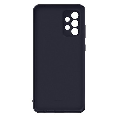 Samsung Galaxy A72 (A726B, A725F) „Samsung“ Silicone Cover kieto silikono juodas dėklas | Priedai.lt